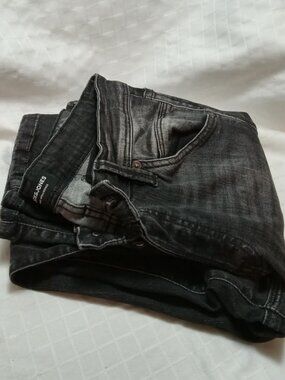 The perfect black Jack & Jones jeans slim fit straight legs NEW